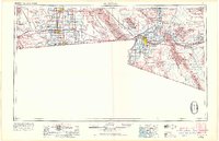 1958 Map of Wellton, AZ, 1972 Print