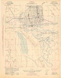 1942 Map of El Centro, CA