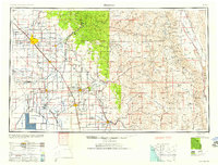 1958 Map of Fresno