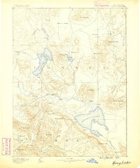 1886 Map of Honey Lake