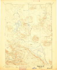 Download a high-resolution, GPS-compatible USGS topo map for Honey Lake, CA (1899 edition)
