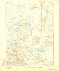 1891 Map of Plumas County, CA