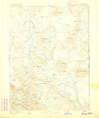 Download a high-resolution, GPS-compatible USGS topo map for Honey Lake, CA (1893 edition)
