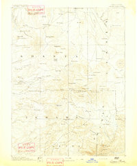 1892 Map of Lassen Peak