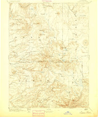 1894 Map of Lassen Peak