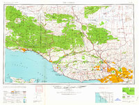preview thumbnail of historical topo map of Los Angeles, CA in 1959