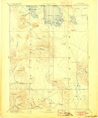 preview thumbnail of historical topo map of Siskiyou County, CA in 1892