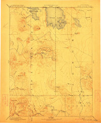 preview thumbnail of historical topo map of Siskiyou County, CA in 1892