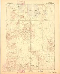 1892 Map of Modoc Lava-Bed