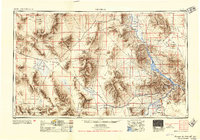 1954 Map of Parker, AZ