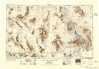 1956 Map of Parker, AZ