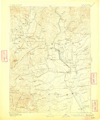 1894 Map of Red Bluff, 1905 Print