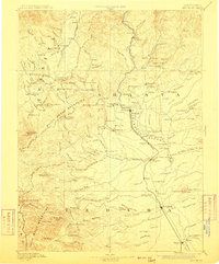 1894 Map of Red Bluff, 1910 Print
