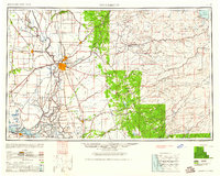 1947 Map of Sacramento, 1961 Print