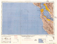 preview thumbnail of historical topo map of San Francisco, CA in 1957