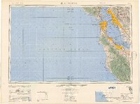 preview thumbnail of historical topo map of San Francisco, CA in 1955