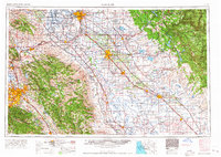 Download a high-resolution, GPS-compatible USGS topo map for San Jose, CA (1966 edition)