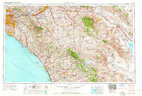Download a high-resolution, GPS-compatible USGS topo map for Santa Ana, CA (1965 edition)