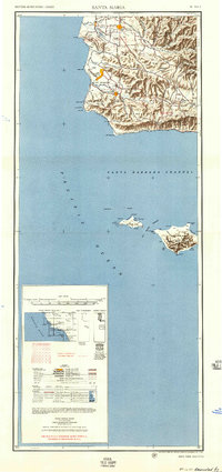 preview thumbnail of historical topo map of Santa Maria, Santa Barbara County, CA in 1957