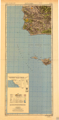 preview thumbnail of historical topo map of Santa Maria, CA in 1948