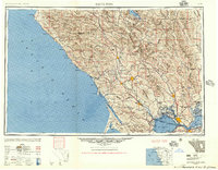 1947 Map of Santa Rosa
