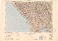 1949 Map of Santa Rosa, 1951 Print