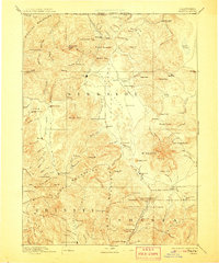 preview thumbnail of historical topo map of Shasta, CA in 1894