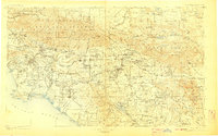 historical topo map of California, United States in 1904
