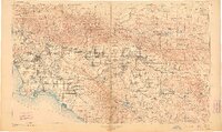 1901 Map of Southern California Sheet No. 1, 1910 Print