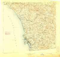 1904 Map of Southern California Sheet No. 2, 1909 Print