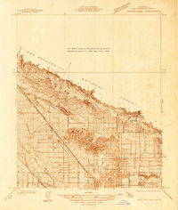 preview thumbnail of historical topo map of San Bernardino County, CA in 1936