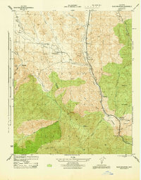 preview thumbnail of historical topo map of Los Angeles County, CA in 1945