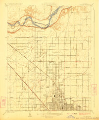 1923 Map of Bullard