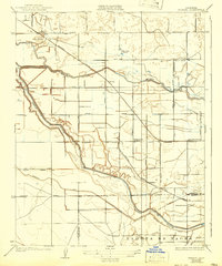 Download a high-resolution, GPS-compatible USGS topo map for Burrel, CA (1942 edition)