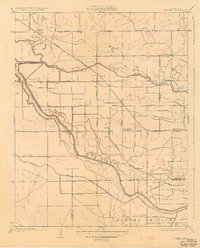 preview thumbnail of historical topo map of Fresno County, CA in 1927