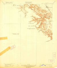 Download a high-resolution, GPS-compatible USGS topo map for Byron Hot Springs, CA (1922 edition)
