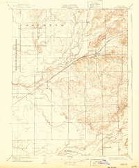 Download a high-resolution, GPS-compatible USGS topo map for Clay, CA (1943 edition)