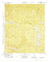 Download a high-resolution, GPS-compatible USGS topo map for Devils Heart Peak, CA (1944 edition)