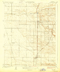 Download a high-resolution, GPS-compatible USGS topo map for Ducor, CA (1929 edition)