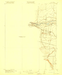 1916 Map of Esparto, CA, 1921 Print