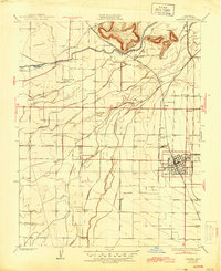 Download a high-resolution, GPS-compatible USGS topo map for Exeter, CA (1944 edition)