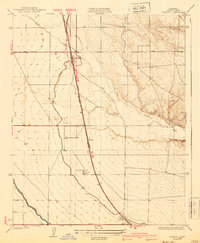 Download a high-resolution, GPS-compatible USGS topo map for Famoso, CA (1940 edition)