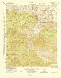 Download a high-resolution, GPS-compatible USGS topo map for Fox Mountain, CA (1944 edition)