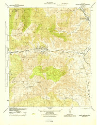 Download a high-resolution, GPS-compatible USGS topo map for Frazier Mountain, CA (1944 edition)