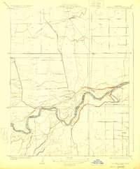 preview thumbnail of historical topo map of Madera County, CA in 1924