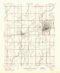 Download a high-resolution, GPS-compatible USGS topo map for Hanford, CA (1947 edition)