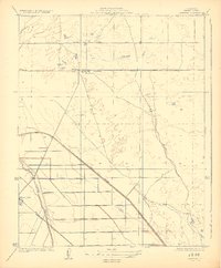 preview thumbnail of historical topo map of Fresno County, CA in 1924