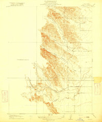 Download a high-resolution, GPS-compatible USGS topo map for Kurand, CA (1917 edition)