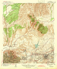 Download a high-resolution, GPS-compatible USGS topo map for La Mesa, CA (1942 edition)