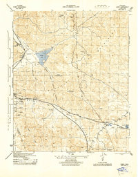 Download a high-resolution, GPS-compatible USGS topo map for Lebec, CA (1945 edition)